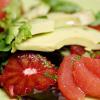 Seared Tuna with Avocado Grapefruit Salad