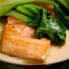 Salmon with Thai Red Curry and Bok Choy