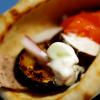 Gyros with Roasted Veggies and Tzatziki
