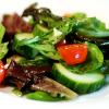 Mixed Salad with Ginger Lime Cilantro Dressing