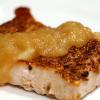 Pork Chops with Toasted Spice Rub and Apple Dressing