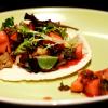 Leftover Turkey Tacos with Cranberry Salsa