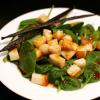 Scallop & Spinach Salad with Vanilla Chili Dressing