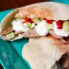 Turkey Gyros and Homemade Pita Bread