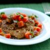 Feed Us, Day 4: Almond-Crusted Chicken Cutlets with Papaya-Orange Salsa