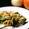 Orecchiette with Lentils, Onions, and Spinach
