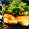 Polenta-Crusted Chicken with Balsamic Caper Pan Sauce