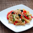 Fusilli With Peppers, Zucchini, and Feta