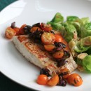 Spicy Sauteed Fish with Olives and Cherry Tomatoes