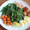 Salmon Niçoise Salad with Black Olive Vinaigrette