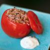 Tomatoes Stuffed With Bulgur and Herbs