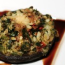 Stuffed Portobello with Balsamic Reduction