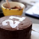 Double Chocolate Layer Cake with Raspberry Filling