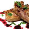 Pork Chops with Savory Blueberry Sauce