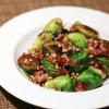 Brussels Sprouts with Prosciutto and Pecans (and meet my Adopt-a-Blogger!)