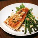 Salmon With Brown Butter, Almonds, and Asparagus