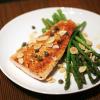 Salmon With Brown Butter, Almonds, and Asparagus