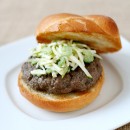 Portobello Buffalo Burgers with Celery Apple Slaw