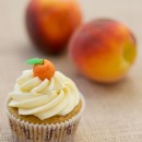 Peach Bourbon Cupcakes