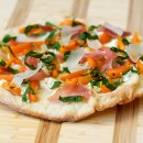 Apricot and Prosciutto Thin-Crust Pizza