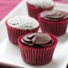 Chocolate Beet Cupcakes with Ganache and Marshmallow Filling