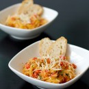 Spaghetti Squash with Tomatoes, Basil, and Parmesan
