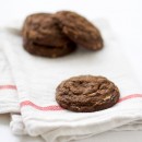 Dark Chocolate Peanut Butter Cup Cookies