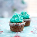Gingerbread Cupcakes with White Chocolate Buttercream