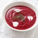Beet and Fennel Soup with Kefir