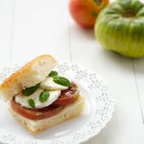 Heirloom Tomato Caprese Sandwiches