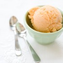 Peach Cantaloupe Sorbet