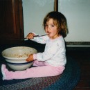 Baby Lindsay with Cookie Dough