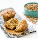 Spent Grain Applesauce Muffins