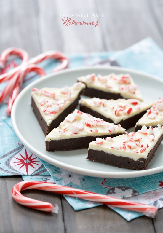 Peppermint Bark Brownies Peppermint Bark Brownies