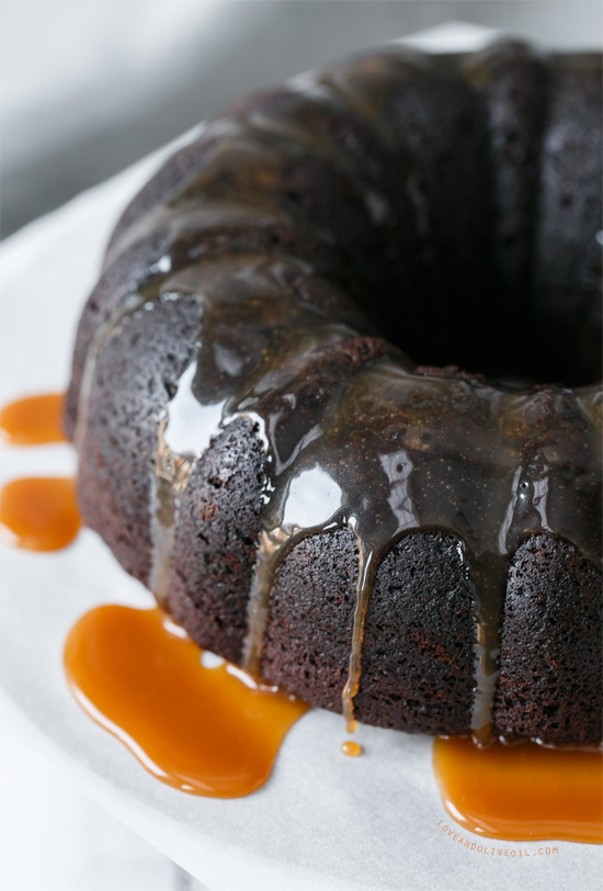 Chocolate Whiskey Bundt Cake