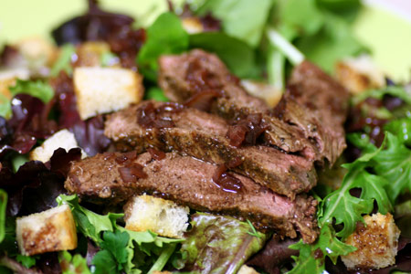 Burgundy Steak Salad