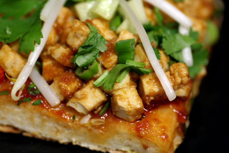 Thai Tofu & Peanut Pizza
