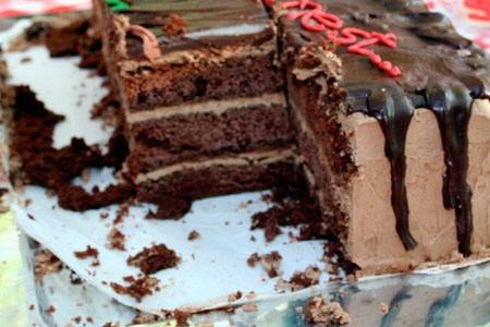 Mocha Buttercream Cake