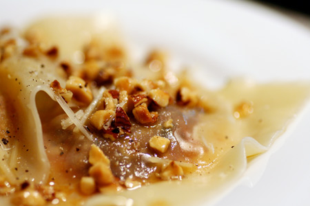 Wild Mushroom Ravioli with Hazelnut Butter Sauce | Love ...