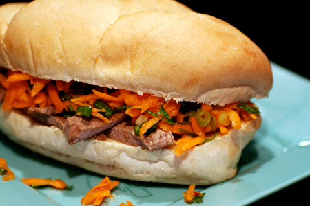 Vietnamese Steak Sandwiches