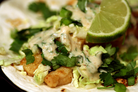 Spicy Lime Fish Tacos