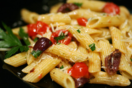 Tomato and Olive Penne