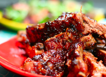 Baby Back ribs with Asian Orange Ginger glaze