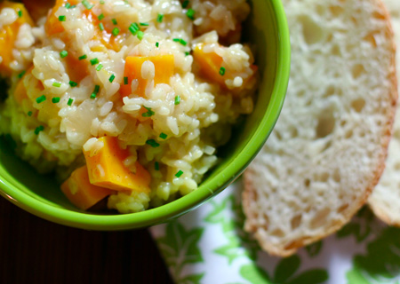 Butternut Squash and Vanilla Risotto