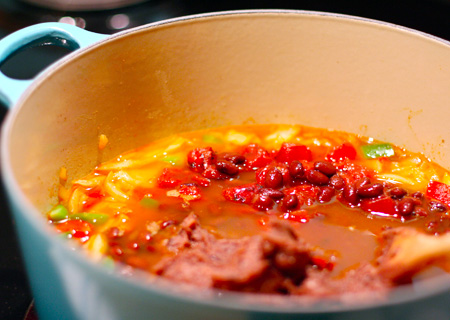 Vegetarian Refried Bean Soup