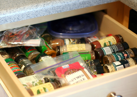 Spice Drawer: Before