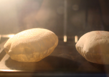 Pita Bread Baking
