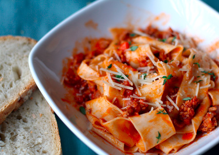 Pappardelle Bolognese