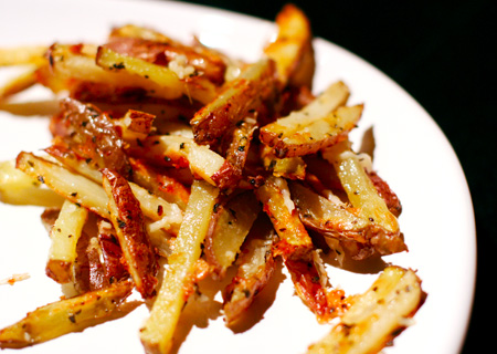 Baked Parmesan Basil Fries