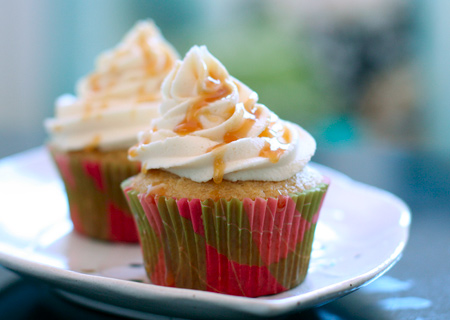 Dulce de Leche Caramel Cupcakes